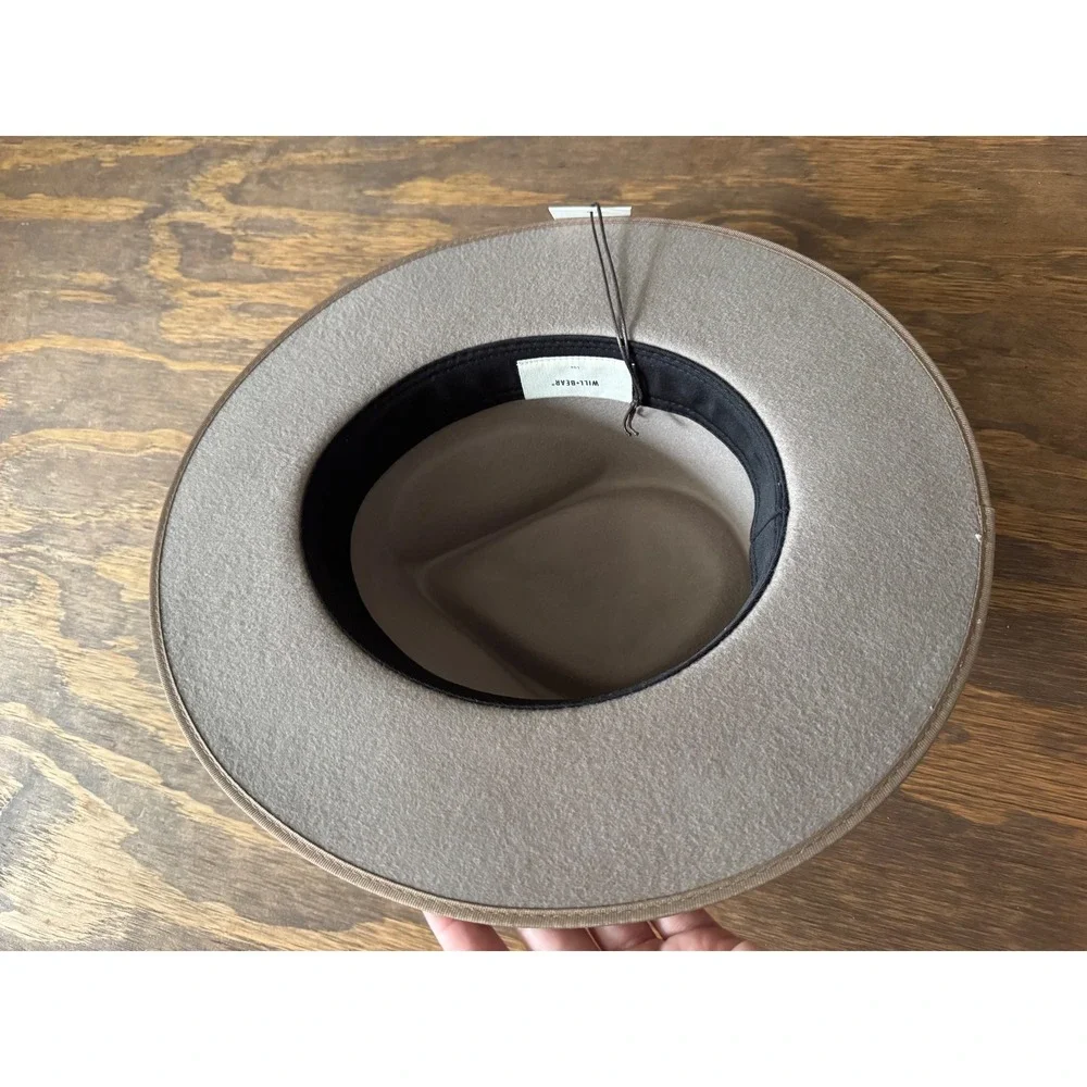 NWT Will &Bear Calloway Fawn Wool Felt Rancher Hat Large 59cm UPF50+